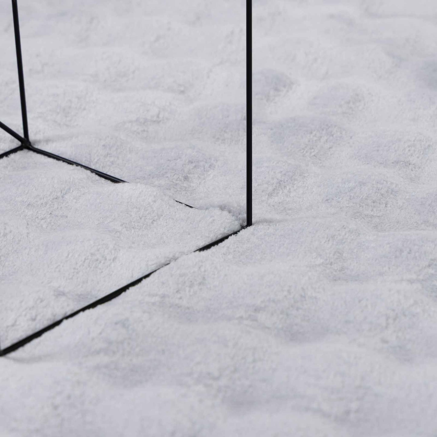 Områdetæpper Rektangulær SIROLO Grå 150 x 80 cm Polyester