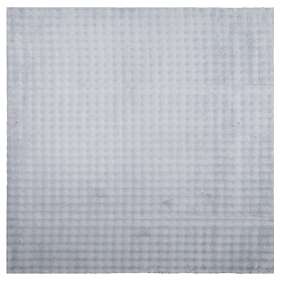Områdetæpper Firkantet SIROLO Grå 120 x 120 cm Polyester