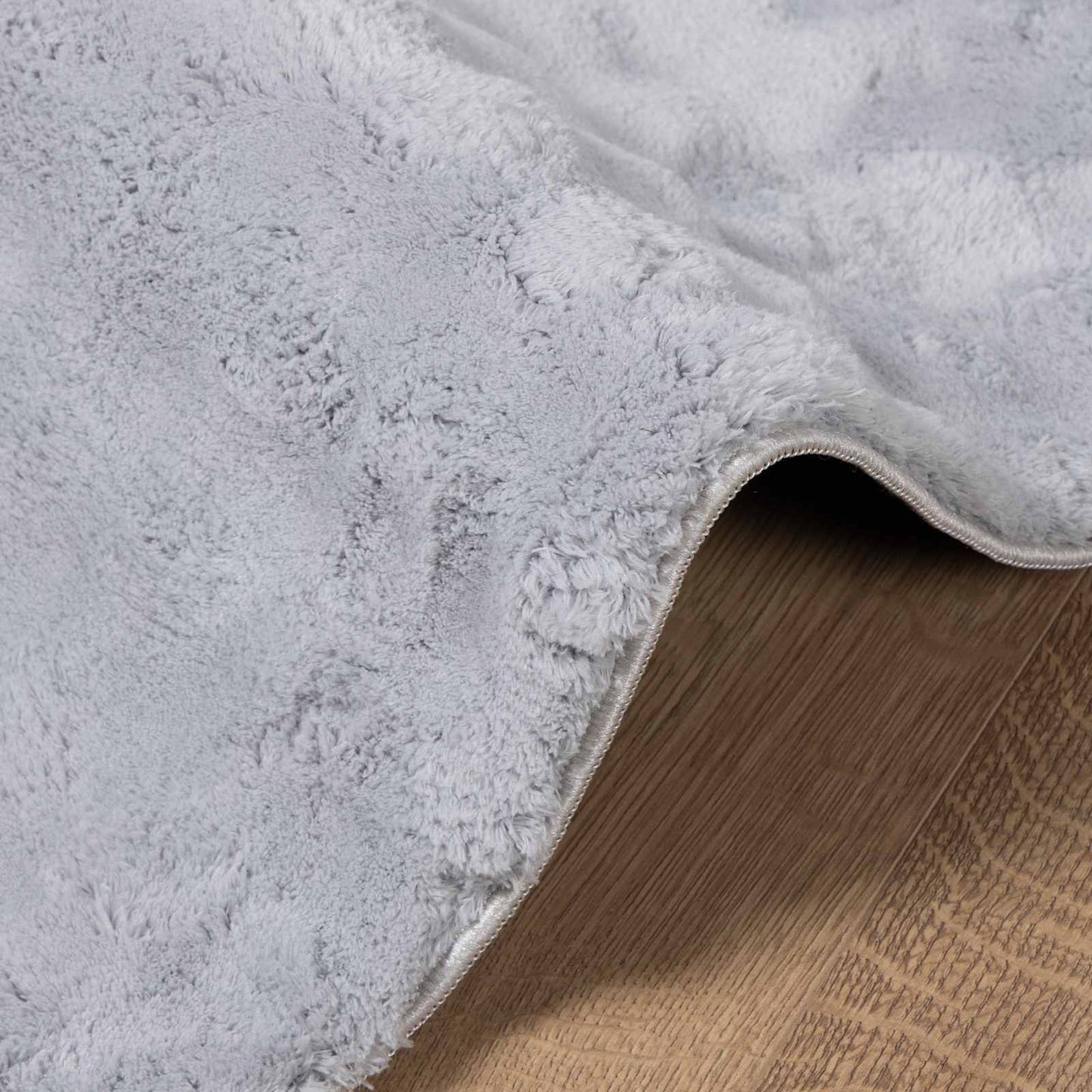 Områdetæpper Firkantet SIROLO Grå 240 x 240 cm Polyester