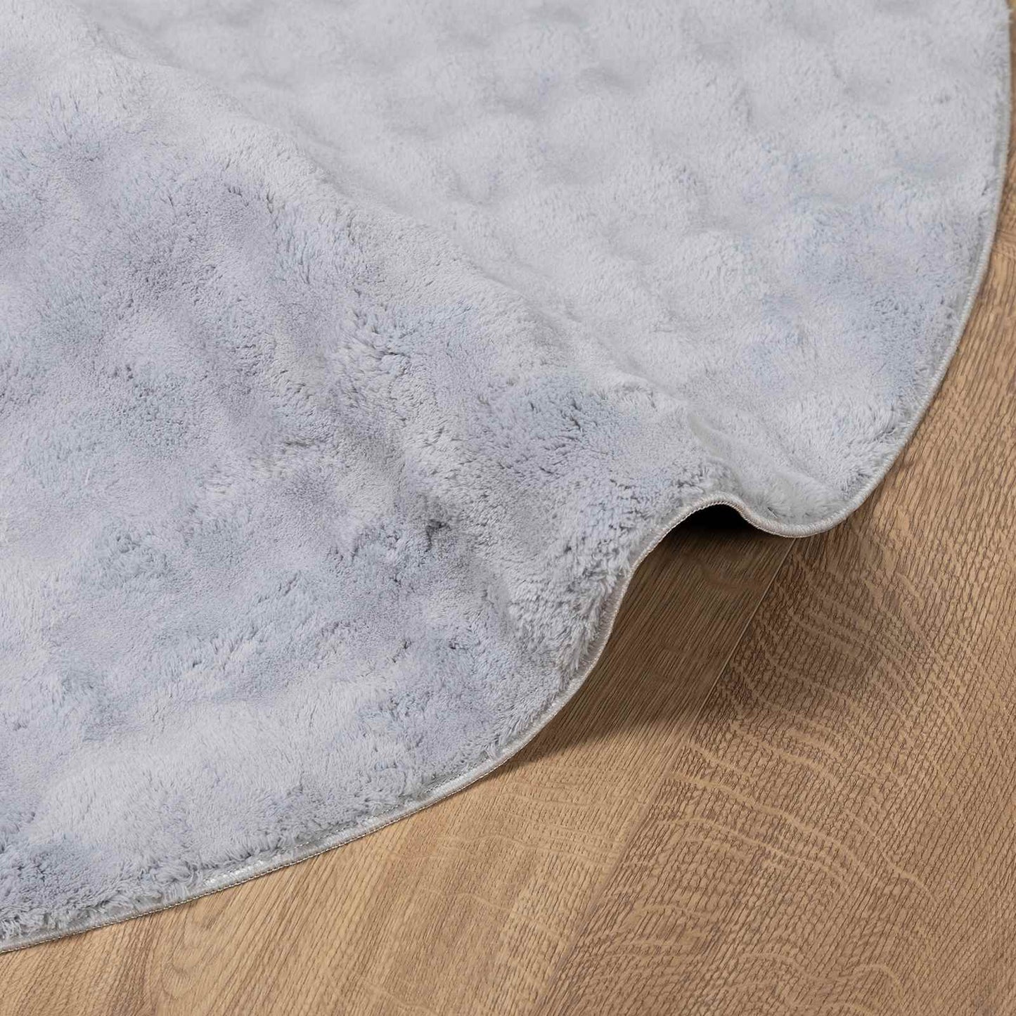 Områdetæpper Rund SIROLO Grå Ø 120 CM Polyester
