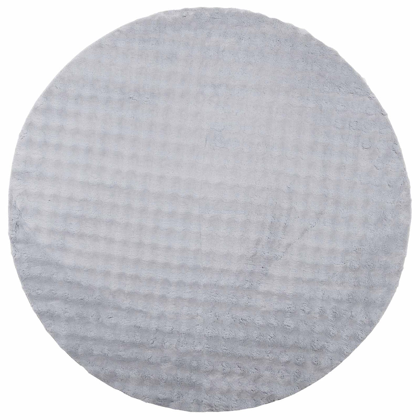 Områdetæpper Rund SIROLO Grå Ø 120 CM Polyester