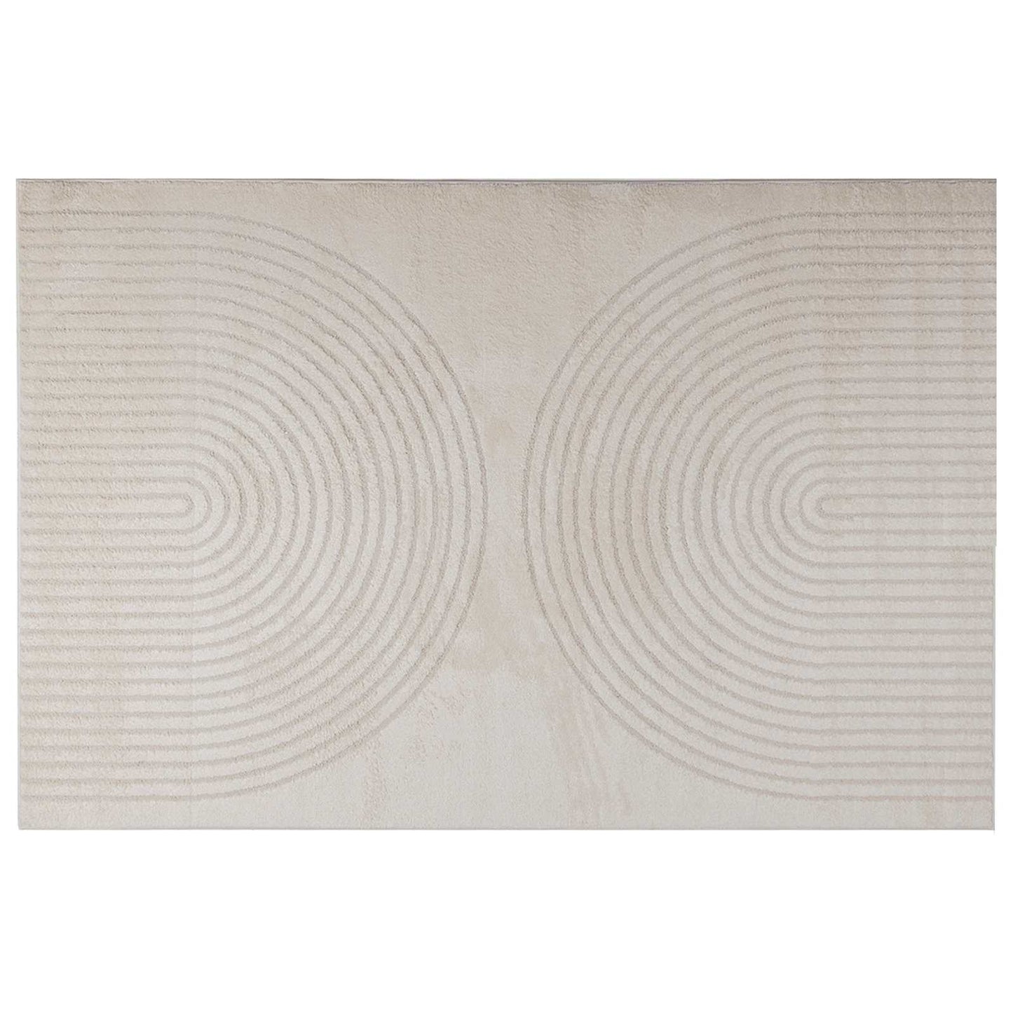 Områdetæpper Rektangulær GALATI Creme 230 x 160 cm Polyester