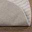 Områdetæpper Rund GALATI Creme Ø 120 CM Polyester