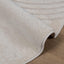 Områdetæpper Rund GALATI Creme Ø 160 CM Polyester