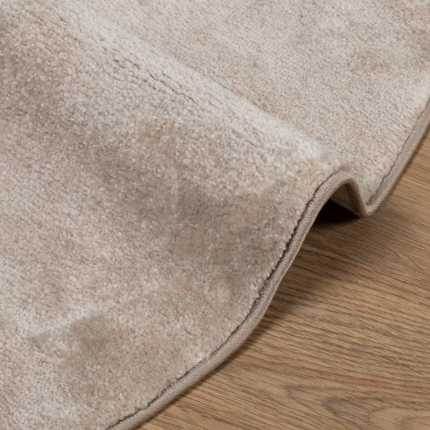 Områdetæpper Rund GALATI Beige Ø 120 CM Polyester