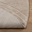 Områdetæpper Rund GALATI Beige Ø 200 CM Polyester