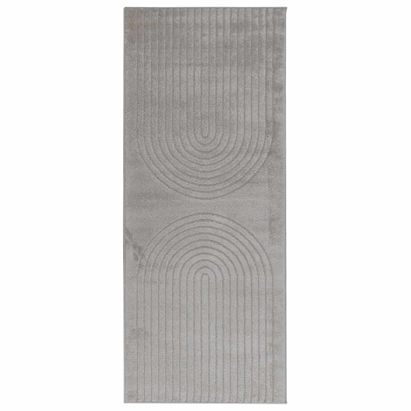 Indendørs tæppe GALATI Grå 200 x 80 cm Polyester