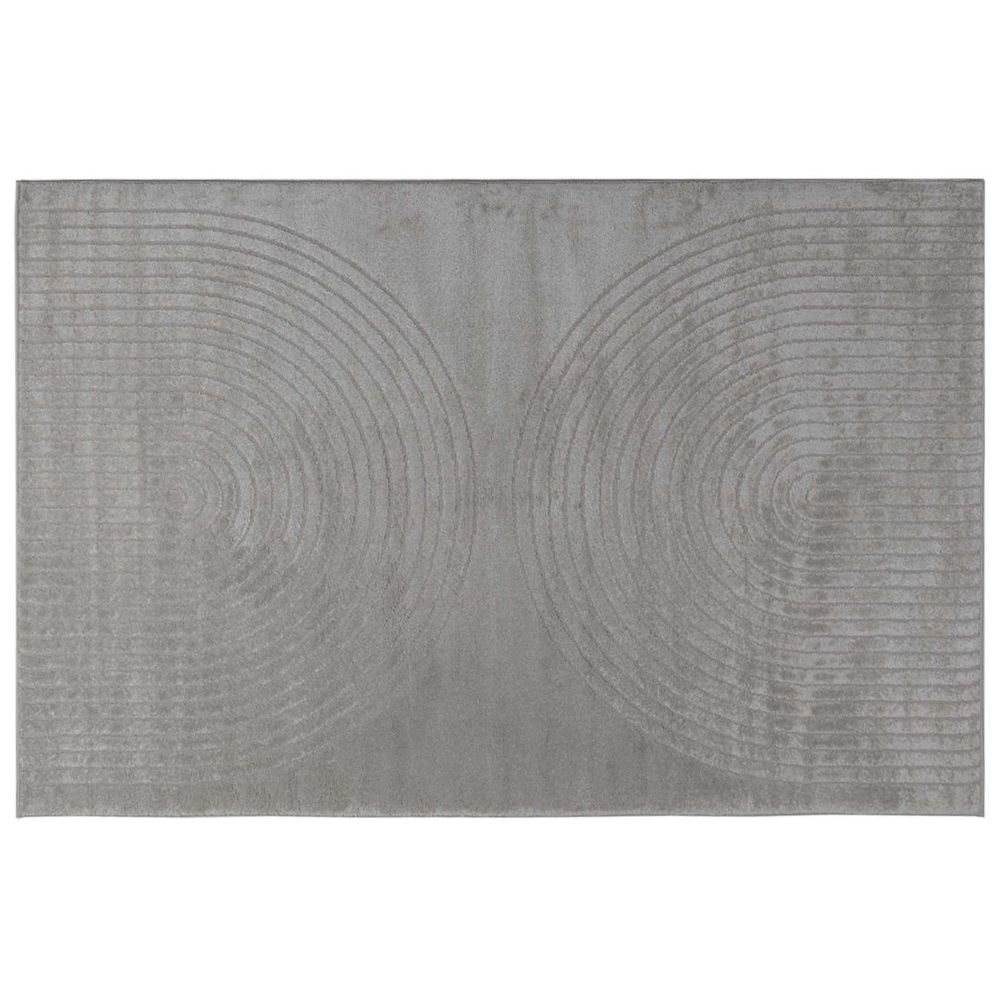 Områdetæpper Rektangulær GALATI Grå 280 x 200 cm Polyester