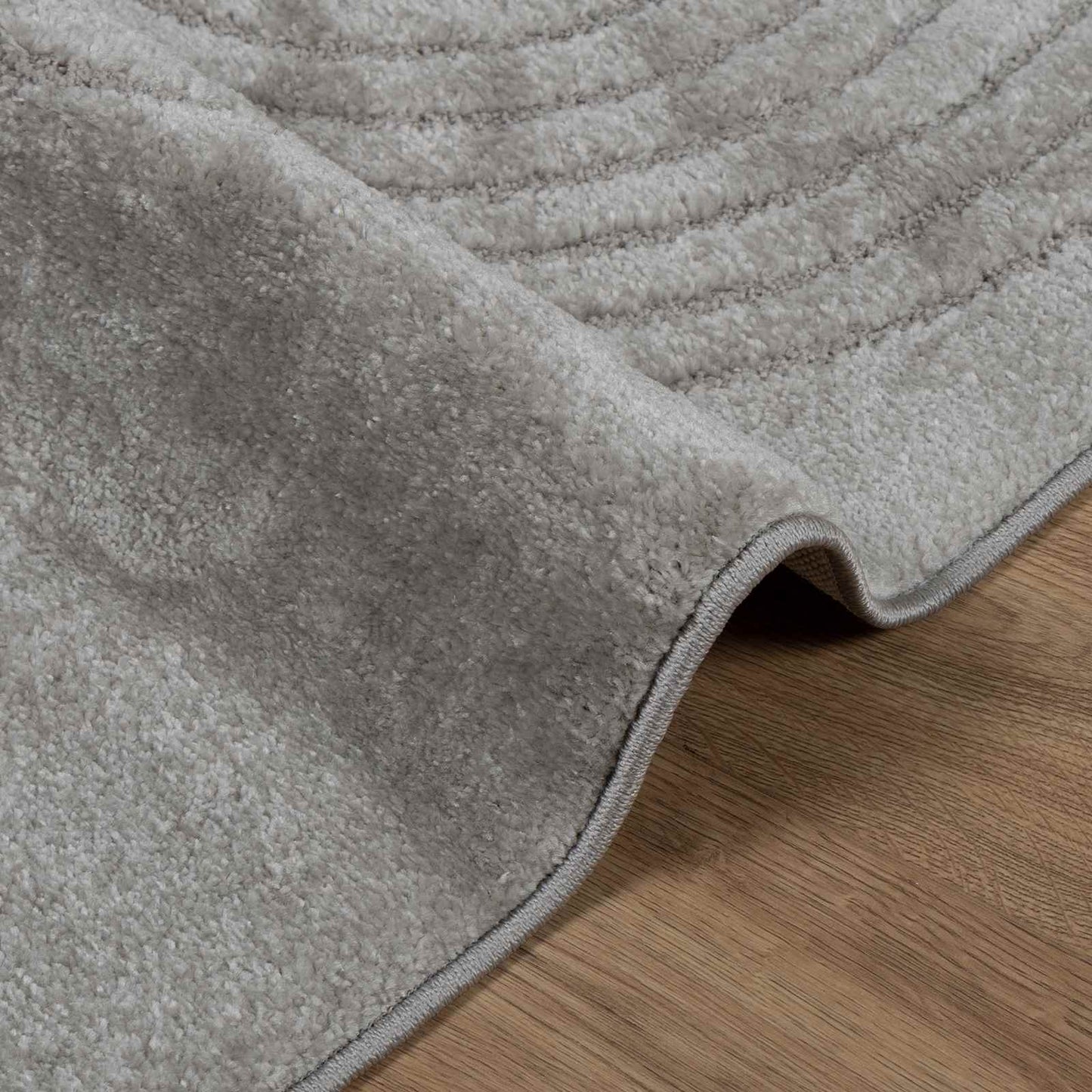Områdetæpper Firkantet GALATI Grå 120 x 120 cm Polyester