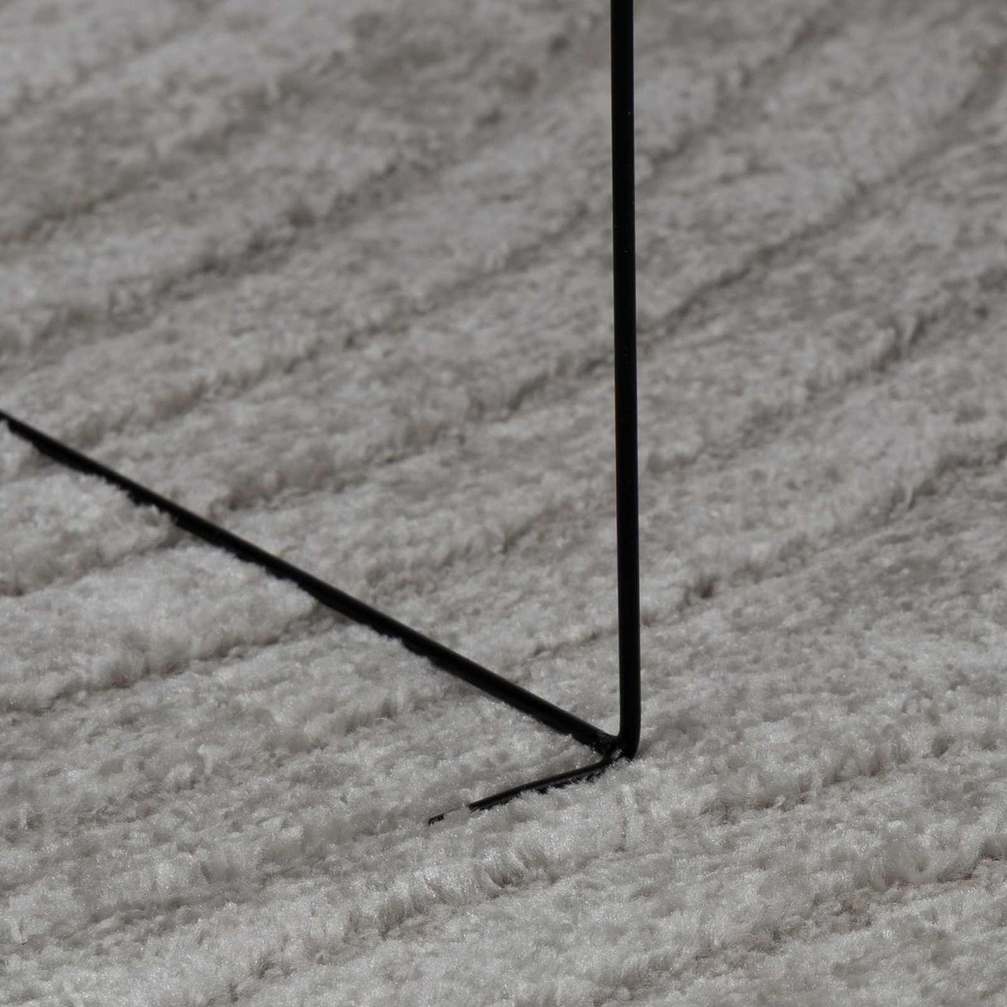 Områdetæpper Rund GALATI Grå Ø 120 CM Polyester