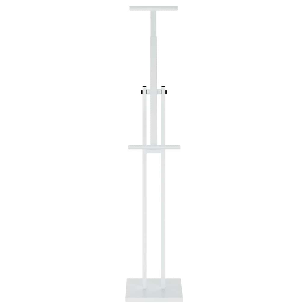 Messeskærme 2 stk. Hvid 26,5 x 26,5 x 150 cm Stål