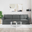Sofa Mørkegrå 245 x 82 x 80 cm Stof