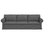 Sofa Mørkegrå 245 x 82 x 80 cm Stof