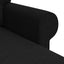 Sofa Sort 195 x 138 x 80 cm Stof