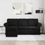 Sofa Sort 195 x 138 x 80 cm Stof