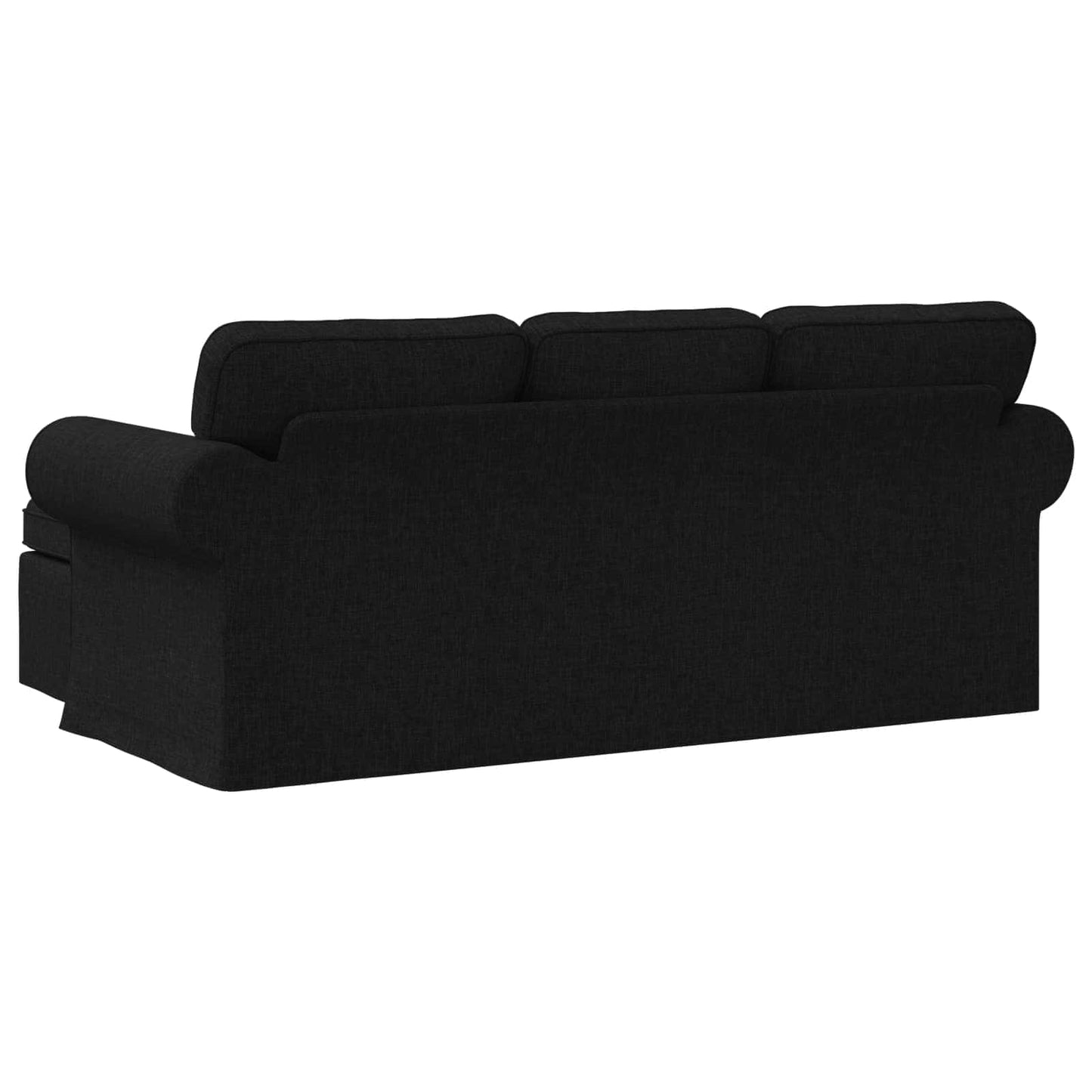 Sofa Sort 195 x 138 x 80 cm Stof