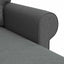 Sofa Mørkegrå 215 x 138 x 80 cm Stof