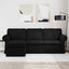 Sofa Sort 215 x 138 x 80 cm Stof