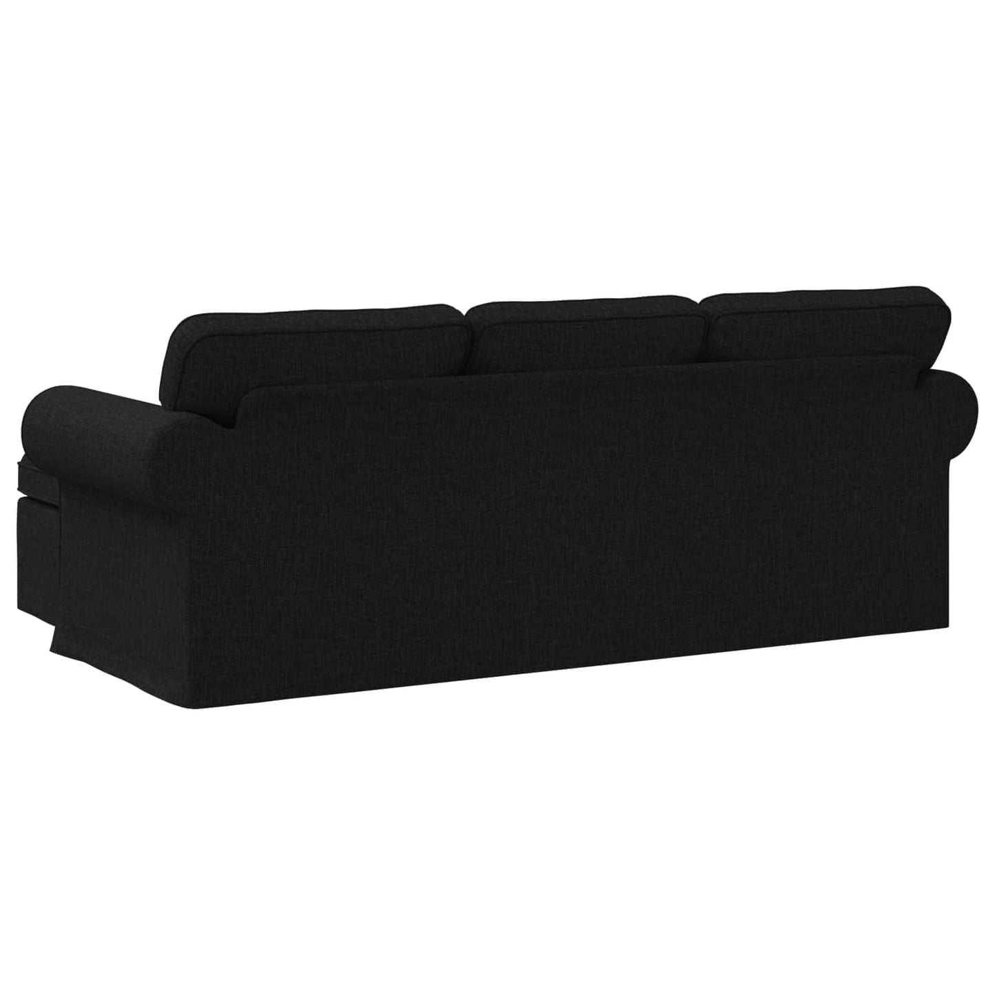 Sofa Sort 215 x 138 x 80 cm Stof
