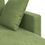 Sofa Lys grøn 228 x 134 x 80 cm Fløjl