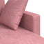 Sofa Lyserød 228 x 134 x 80 cm Fløjl