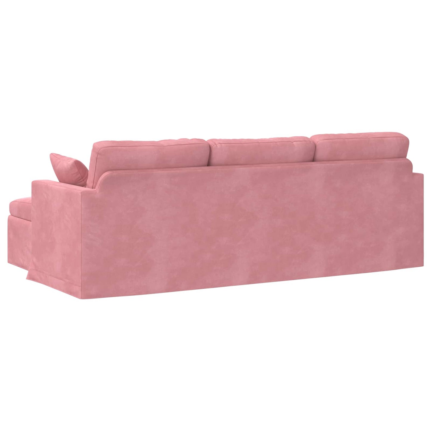 Sofa Lyserød 228 x 134 x 80 cm Fløjl