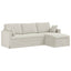 Sofa Creme 228 x 134 x 80 cm Fløjl