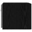 TV vægskab med LED Sort eg 30,5 x 35 x 30 cm Konstrueret træ