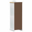 Garderober med hylde Hvid 55 x 52 x 170 cm Massiv fyrretræ