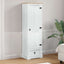 Garderober Hvid 55 x 38 x 170 cm Massiv fyrretræ