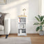 Bogreol Hvid 46 x 29 x 100 cm Massiv fyrretræ