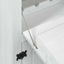 Vinskab Hvid 97 x 45 x 114 cm Massiv fyrretræ