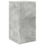 Tv vægskab sæt Vægmonteret 4 pcs Beton Grå Konstrueret træ