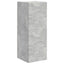 Tv vægskab sæt Vægmonteret 6 pcs Beton Grå