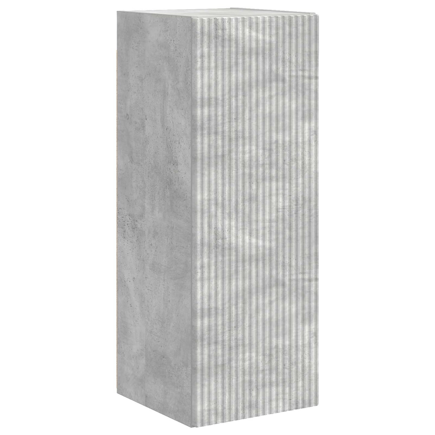 Tv vægskab sæt Vægmonteret 6 pcs Beton Grå