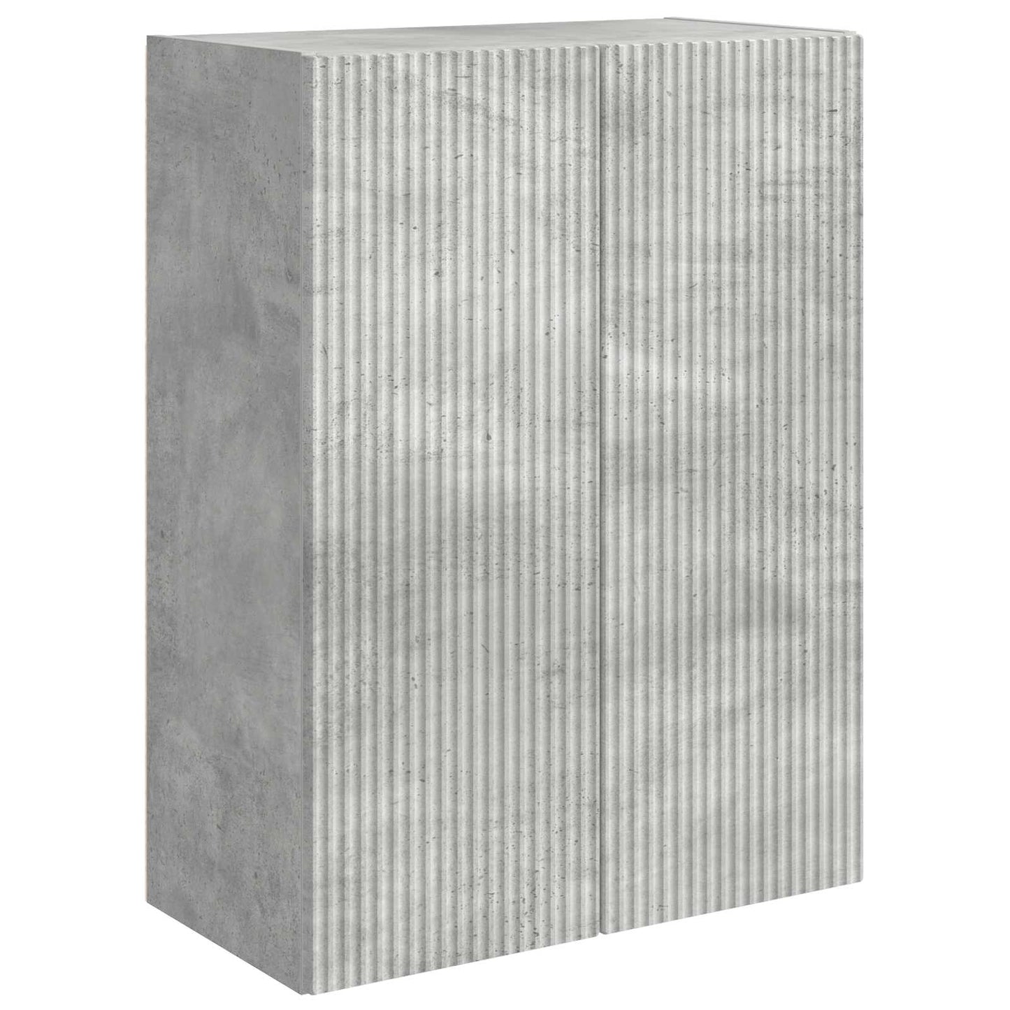 Tv vægskab sæt Vægmonteret 6 pcs Beton Grå