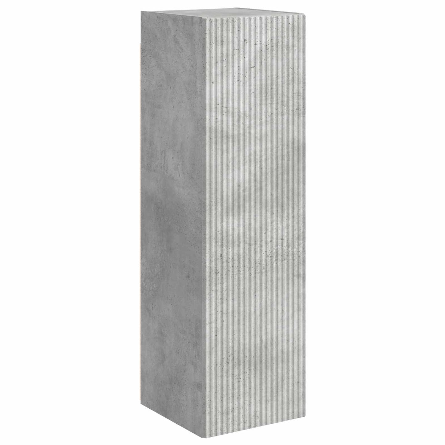 Tv vægskab sæt Vægmonteret 6 pcs Beton Grå