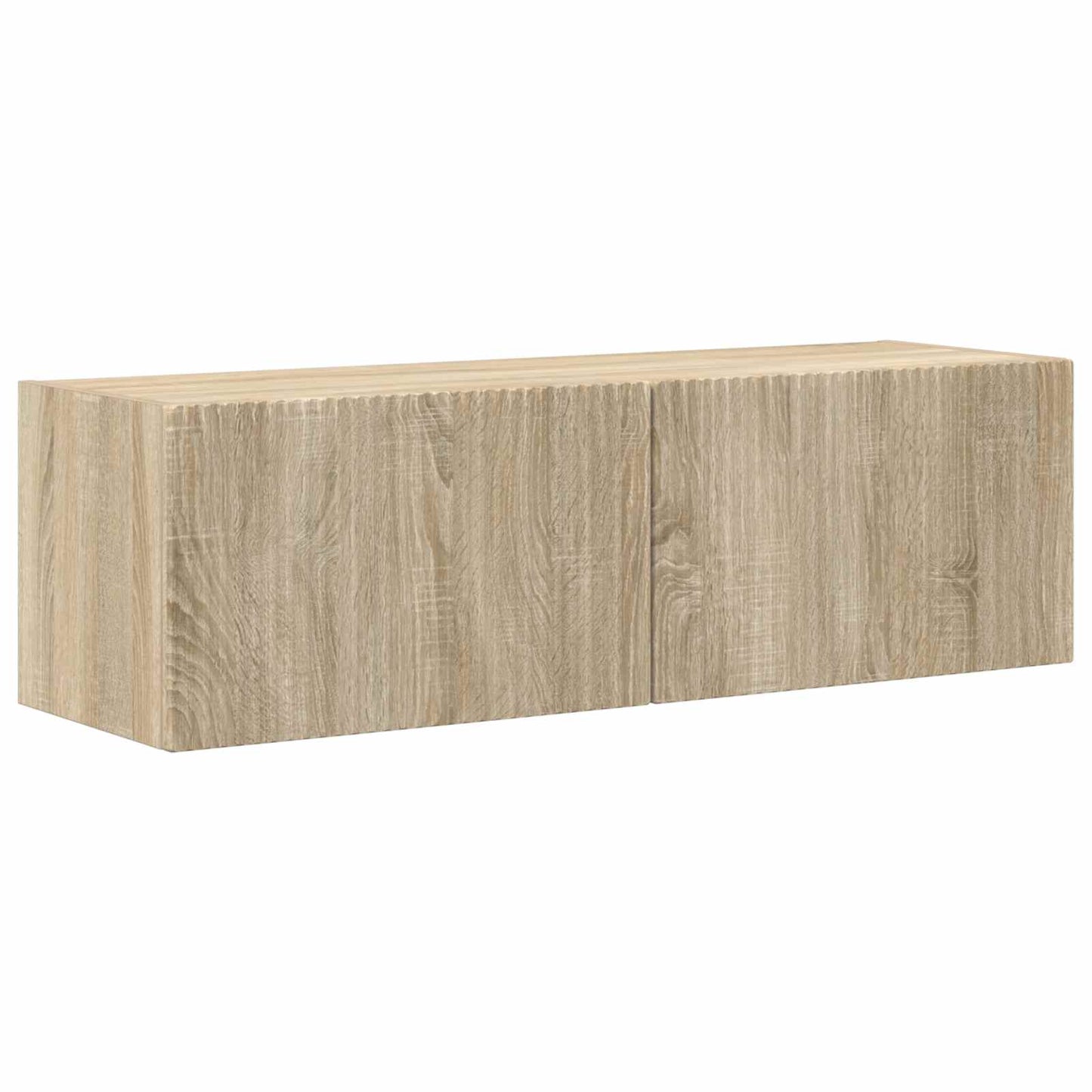 TV-møbelsæt Vægmonteret 5 pcs Sonoma eg Konstrueret træ