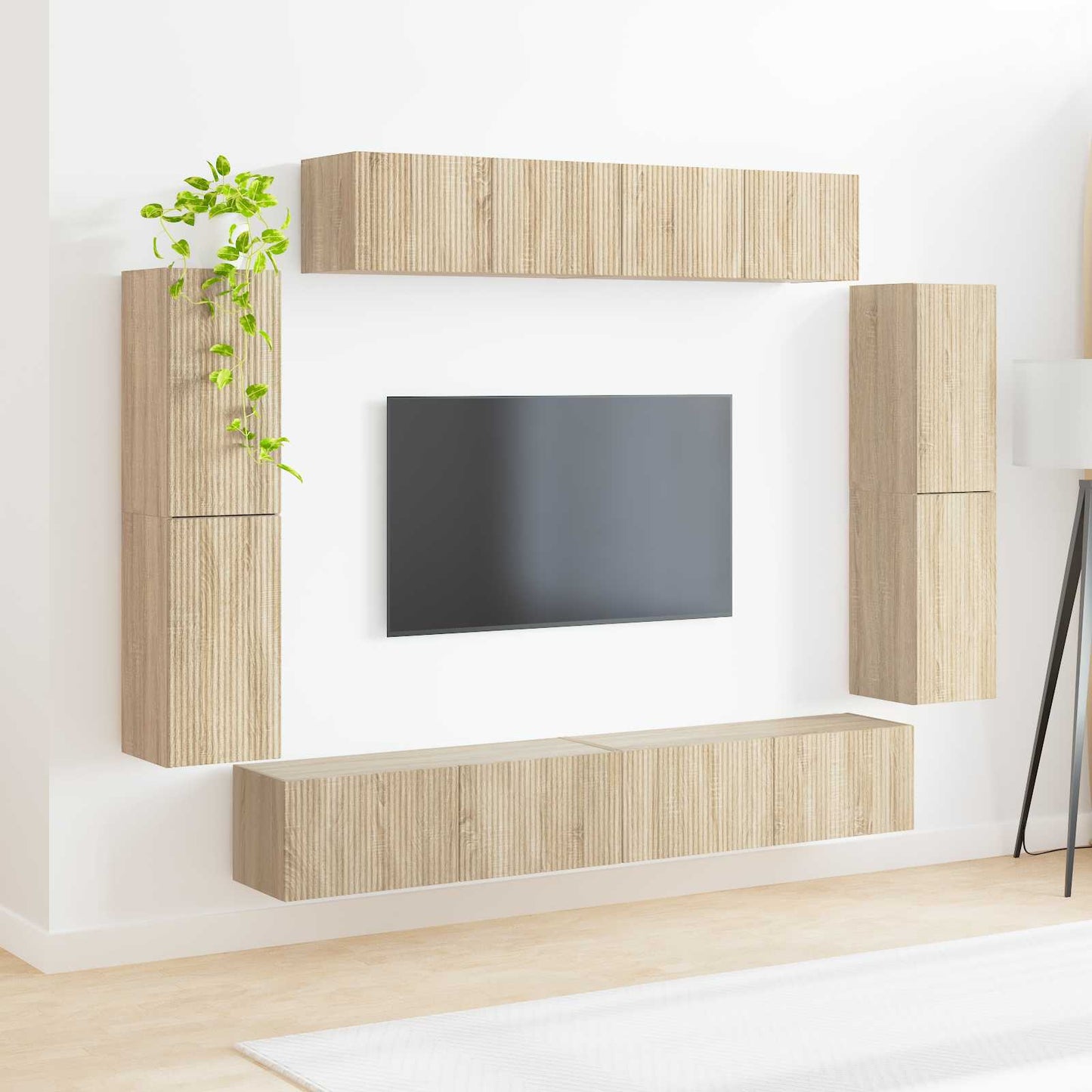 TV-skab 8 pcs Sonoma eg