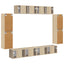 TV-skab 8 pcs Sonoma eg