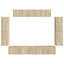 TV-skab 8 pcs Sonoma eg