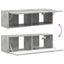 TV-skab 8 pcs Beton Grå