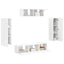 TV-skab 5 stk. Hvid