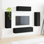 TV-skab 5 stk. Sort