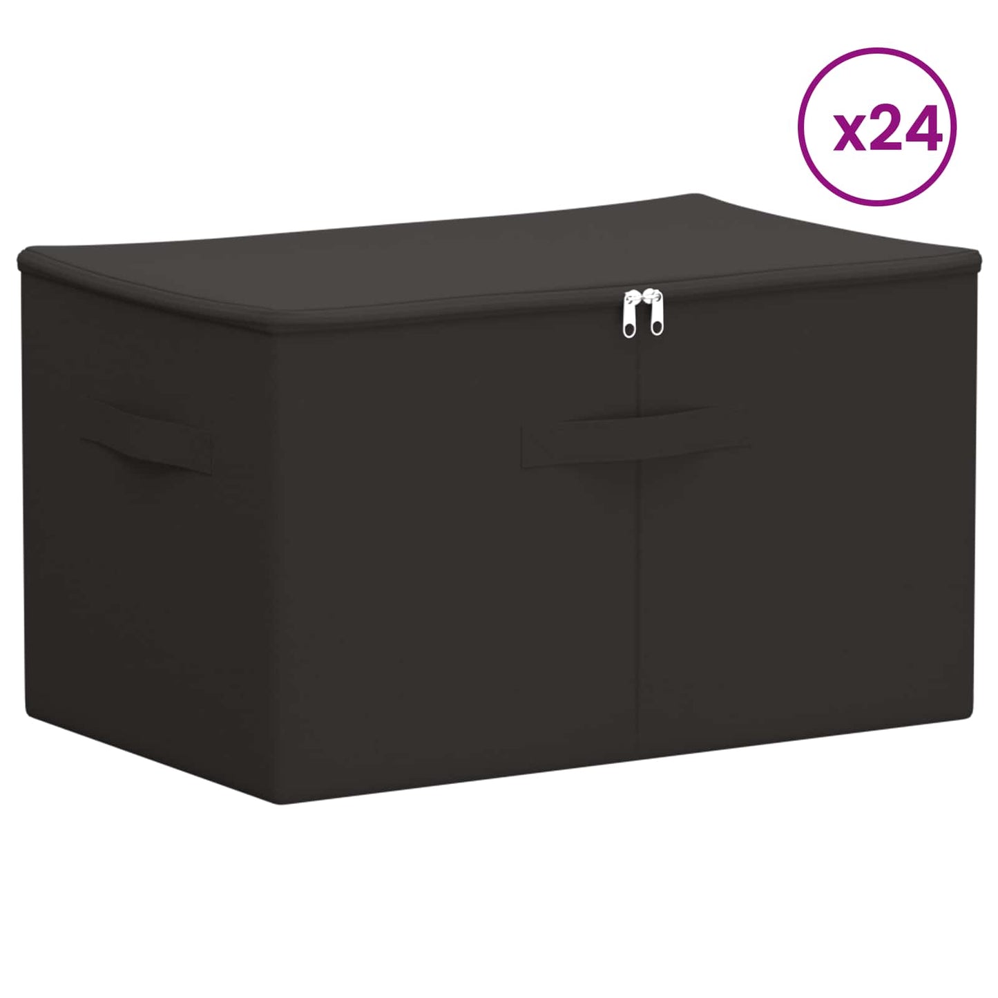 Opbevaringskasse 24 stk. Ikke-vævet stof 60 x 43 x 35 cm 90,3 L