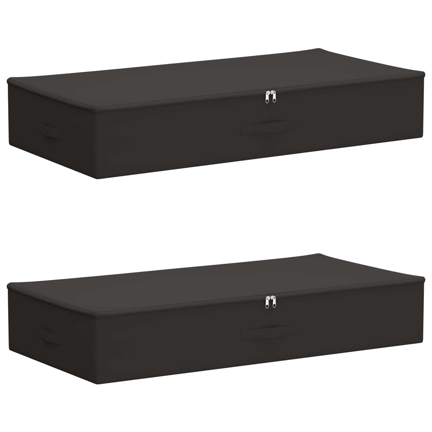 Opbevaringskasse 2 pcs Antracit 100 x 50 x 18 cm