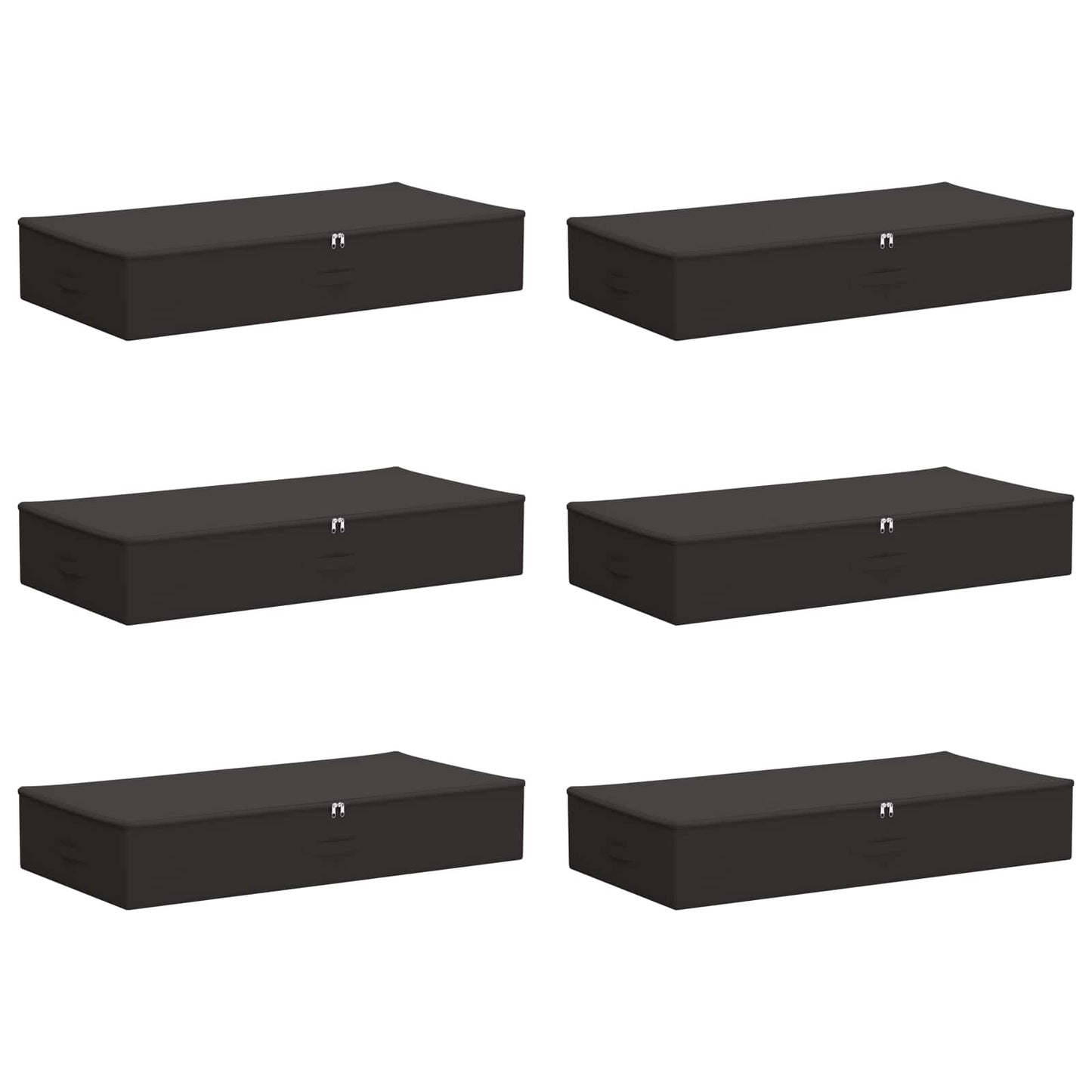 Opbevaringskasse 6 pcs Antracit 100 x 50 x 18 cm