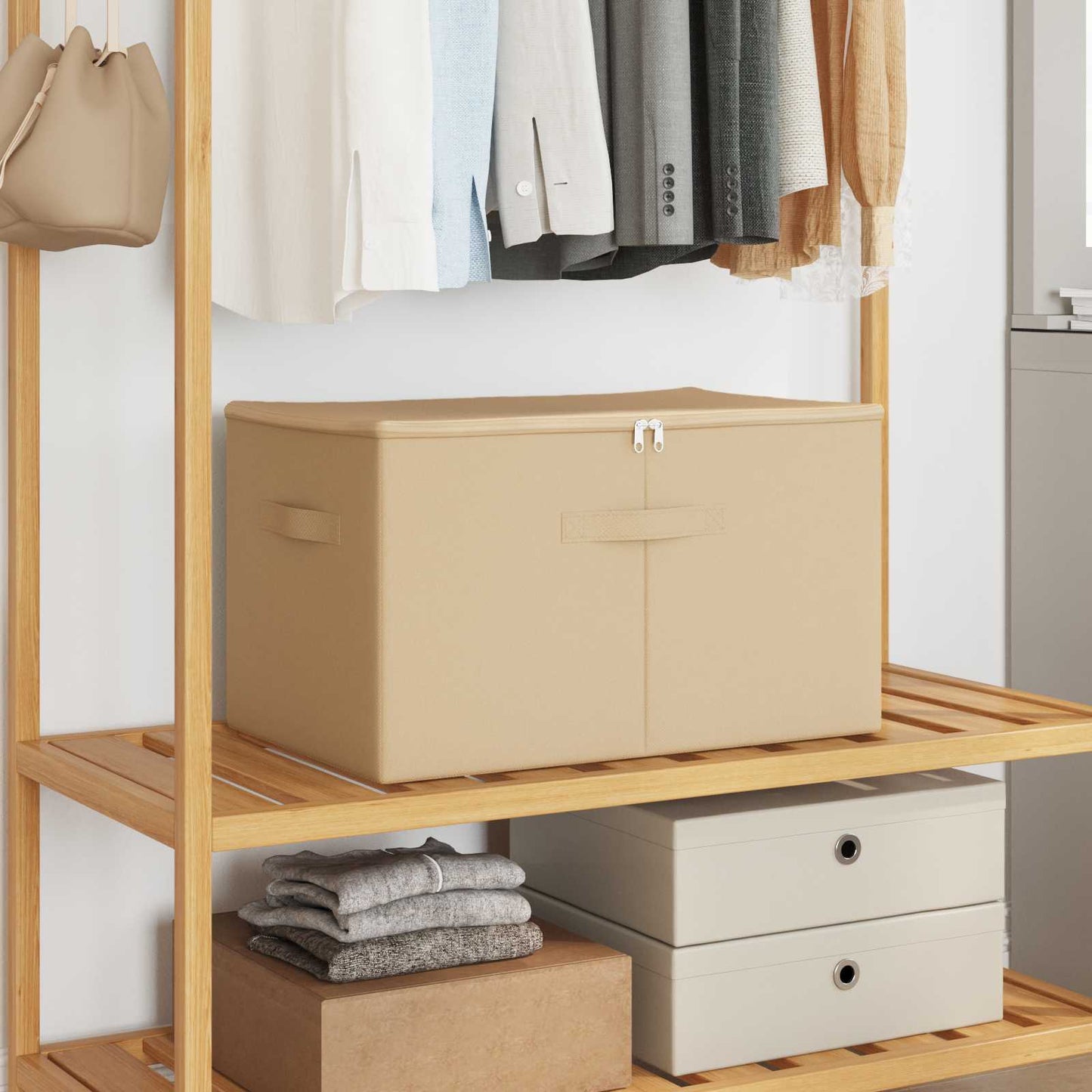 Opbevaringskasse 24 stk. Ikke-vævet stof 55 x 35 x 32 cm 61,6 L