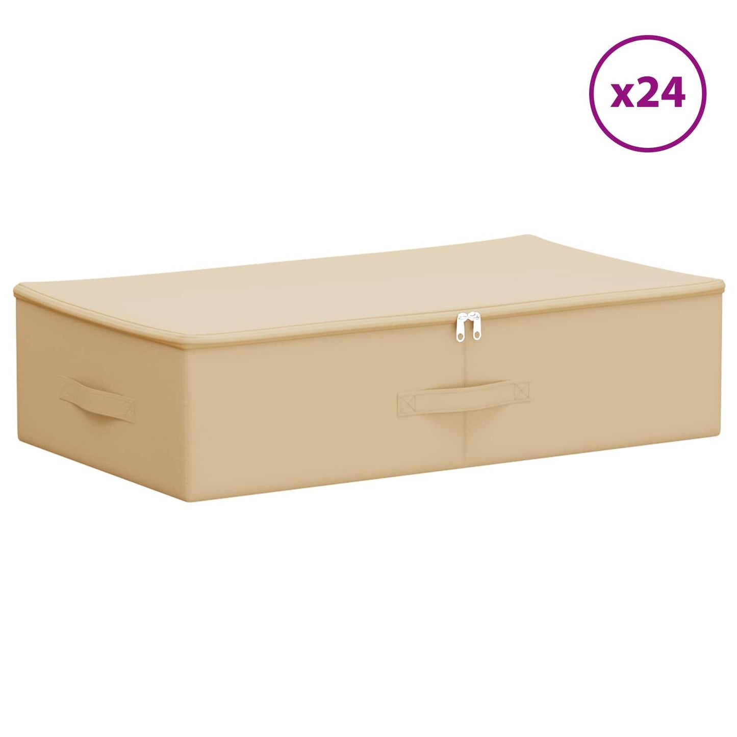 Opbevaringskasse 24 stk. Ikke-vævet stof 70 x 40 x 18 cm 50,4 L