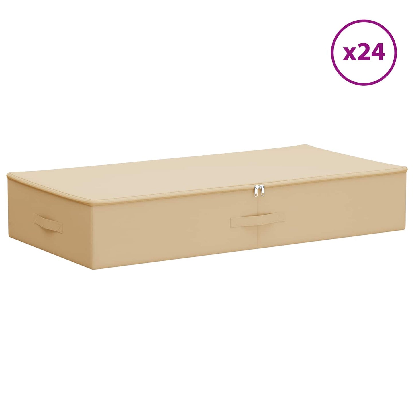 Opbevaringskasse 24 stk. Ikke-vævet stof 100 x 50 x 18 cm 90 l